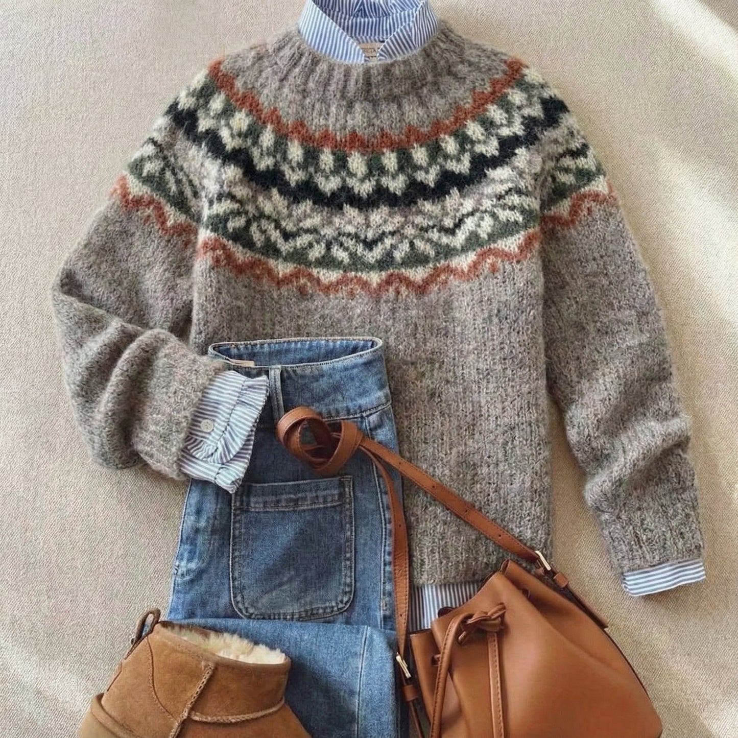 Nancy™ | Classic Vintage Knit Sweater