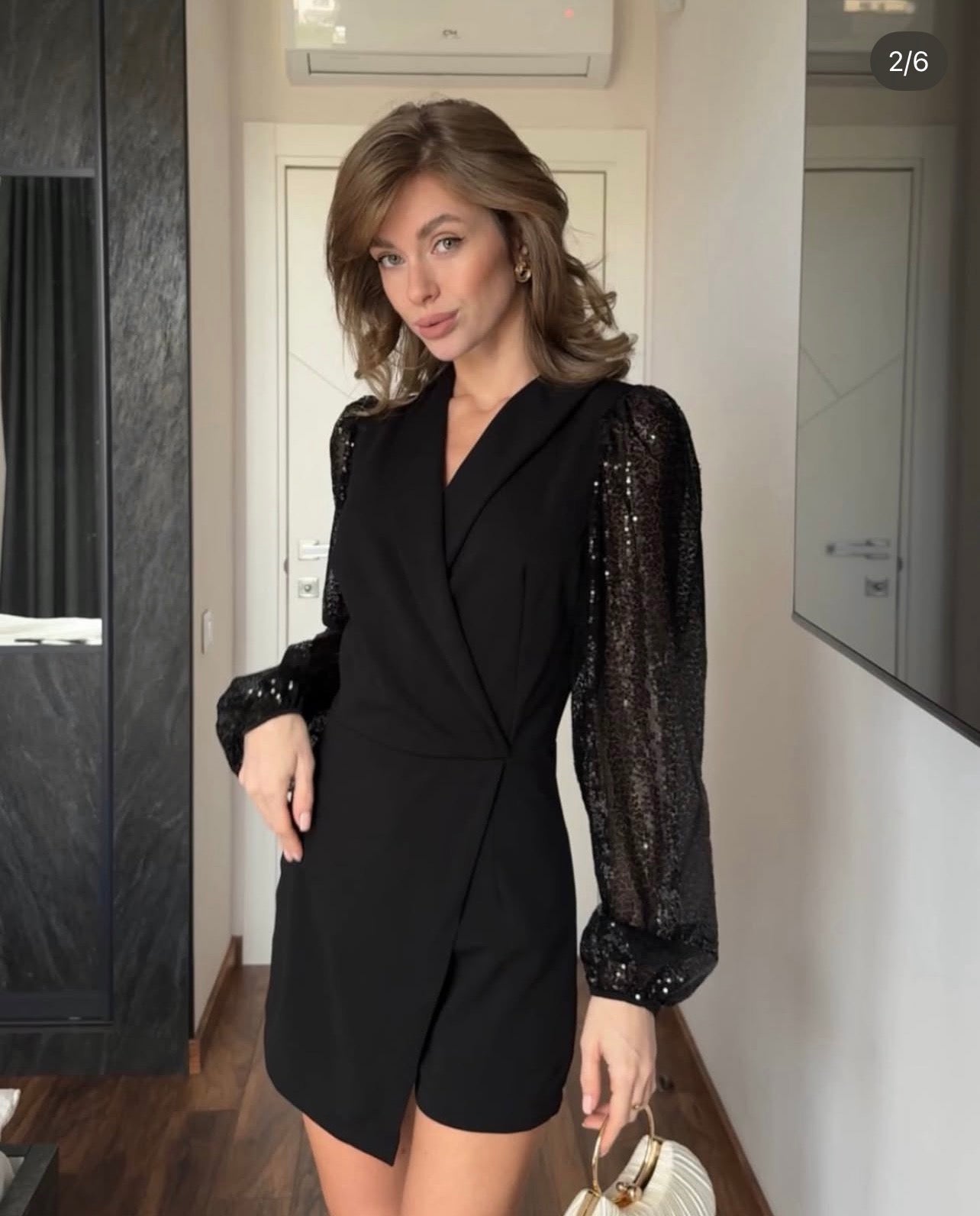 Araminta – Elegant Black Romper