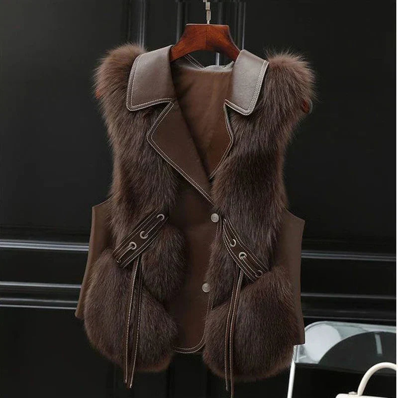 Megane | Regal Fur Vest