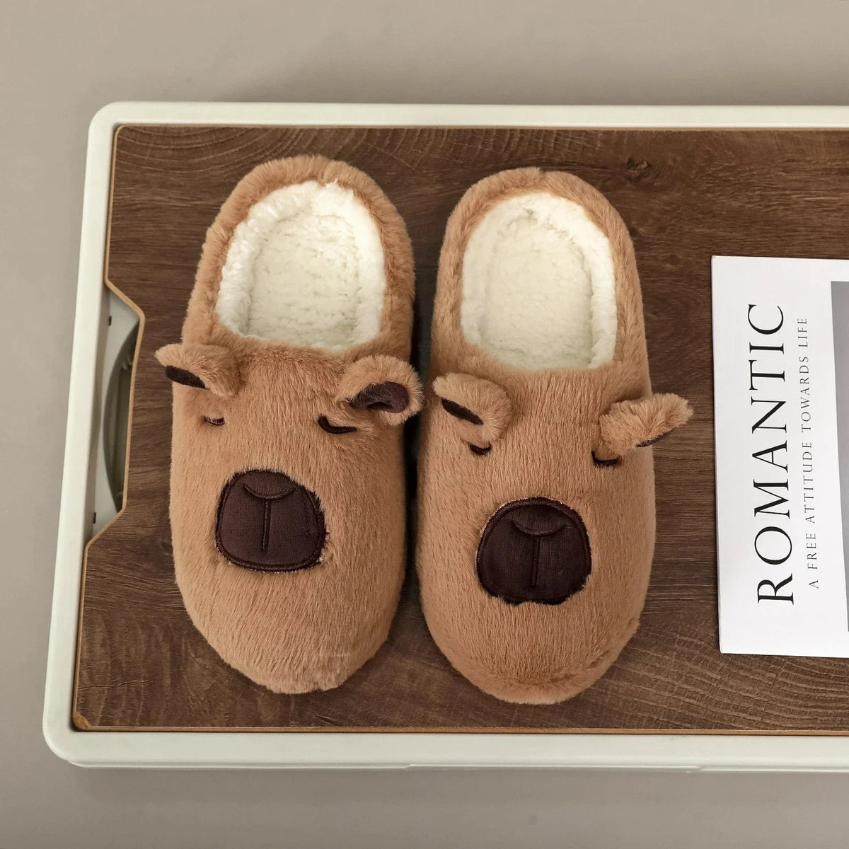 Coco Capybara™ - Plush Slippers