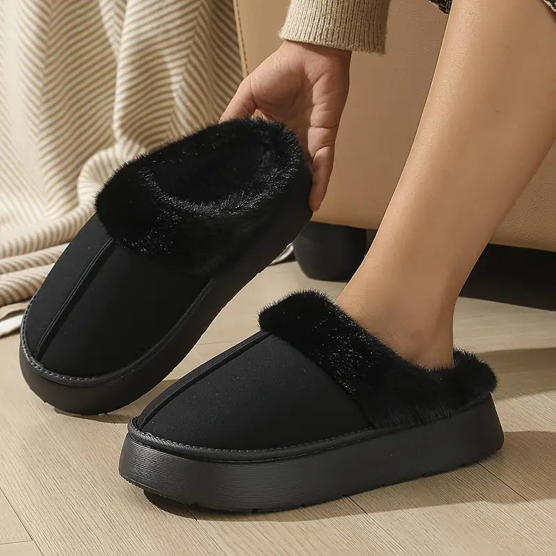 Nerina™ - Plush Slip-On Slippers