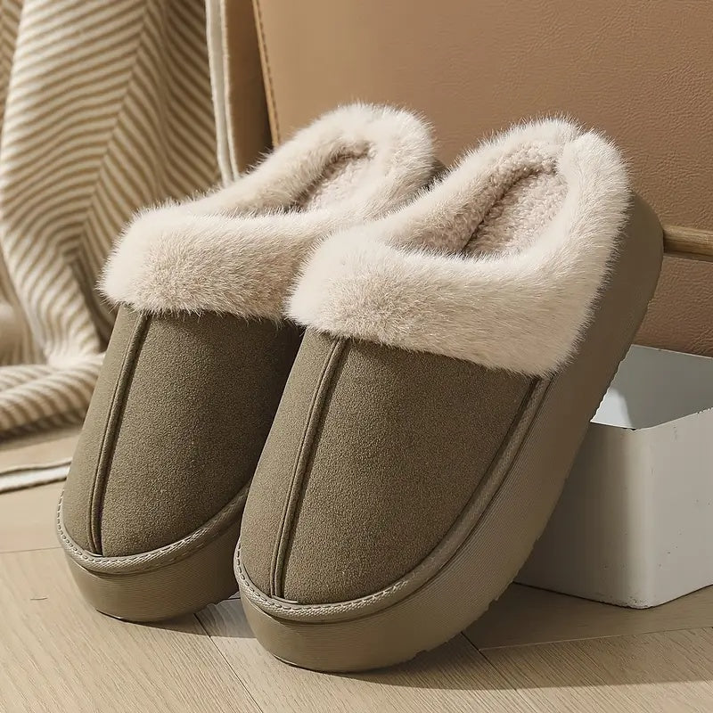 Nerina™ - Plush Slip-On Slippers