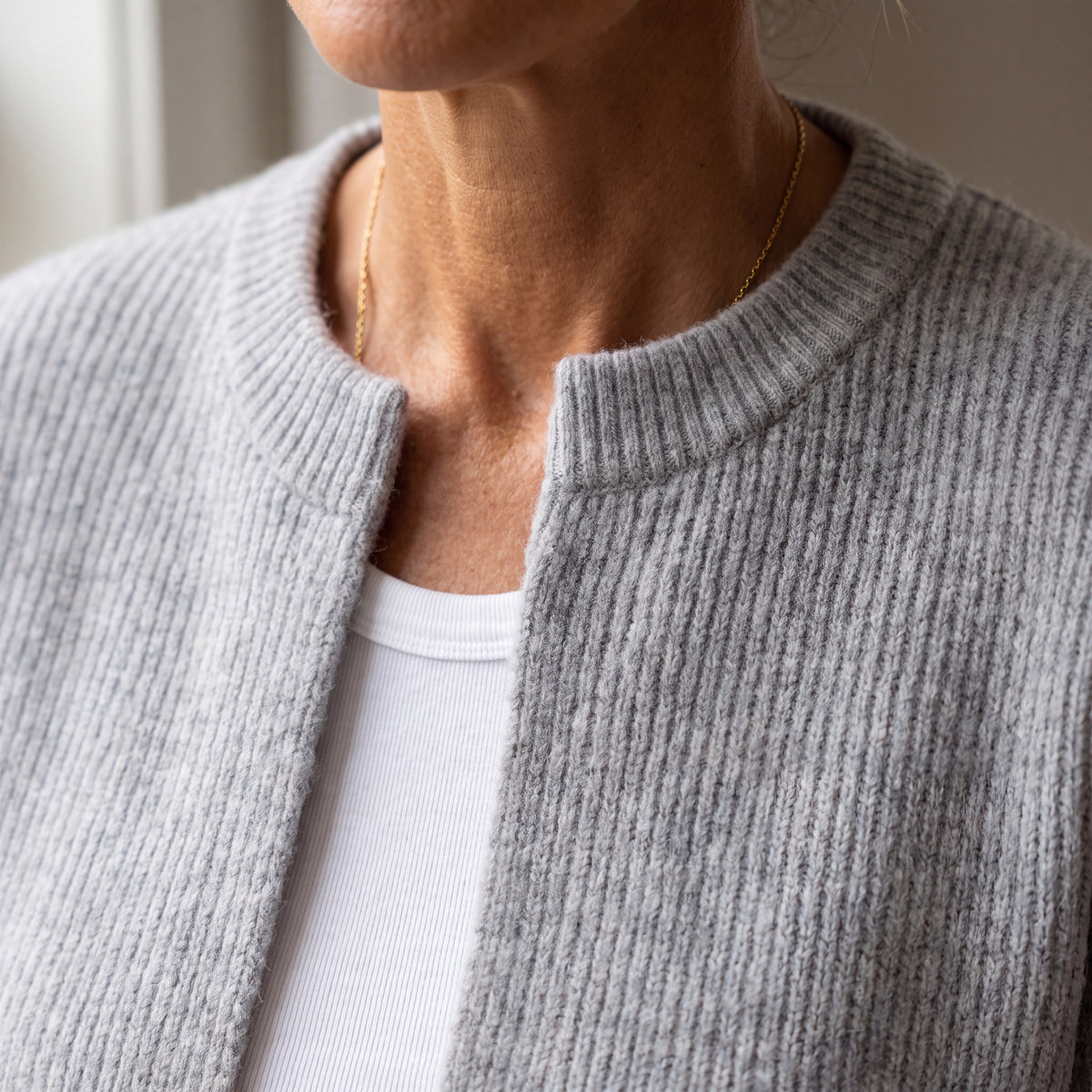 P|H - Soft Zip-Front Knit Cardigan Diane