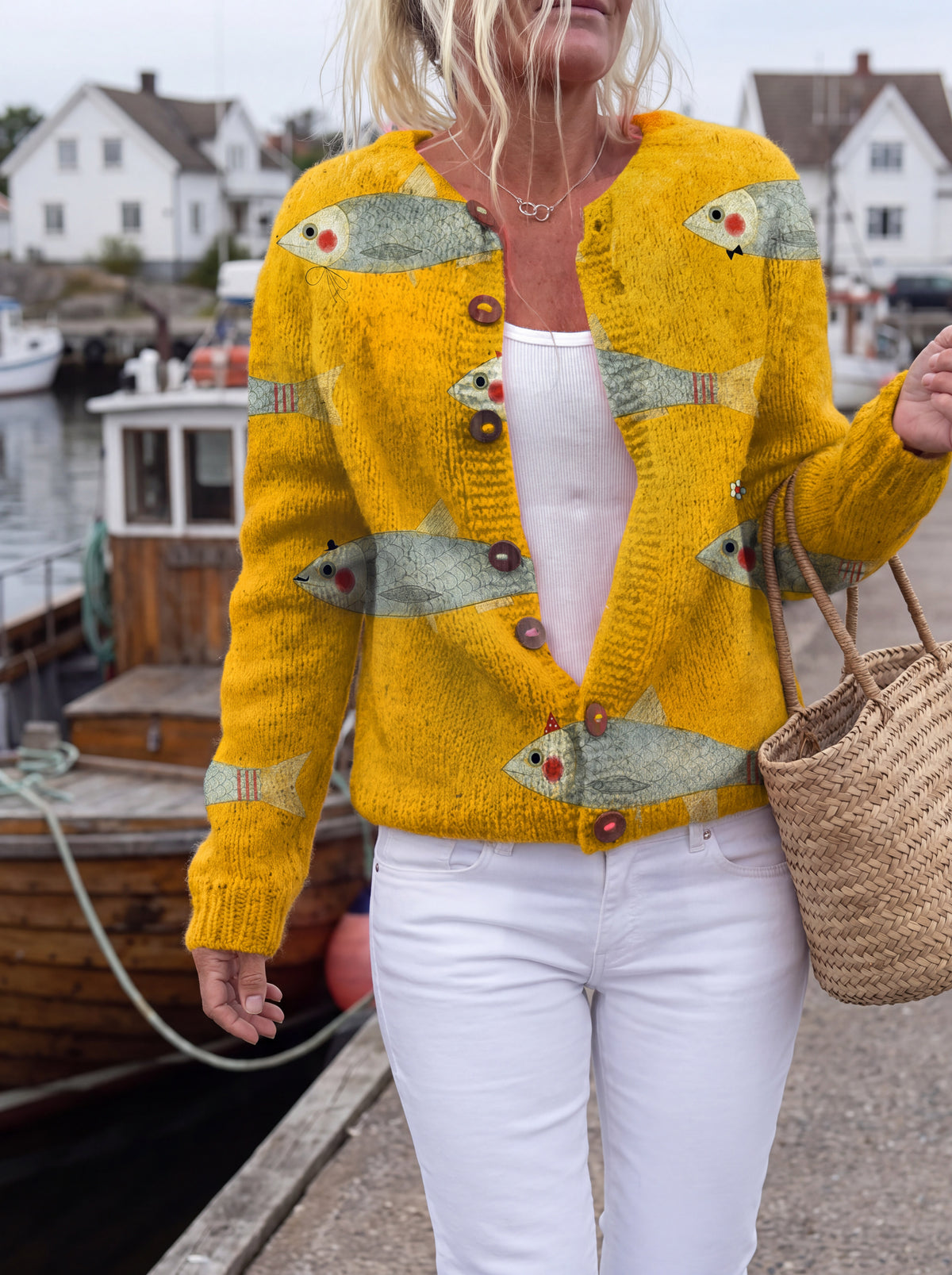 Anouk™ | Vintage Knit Cardigan Sweater