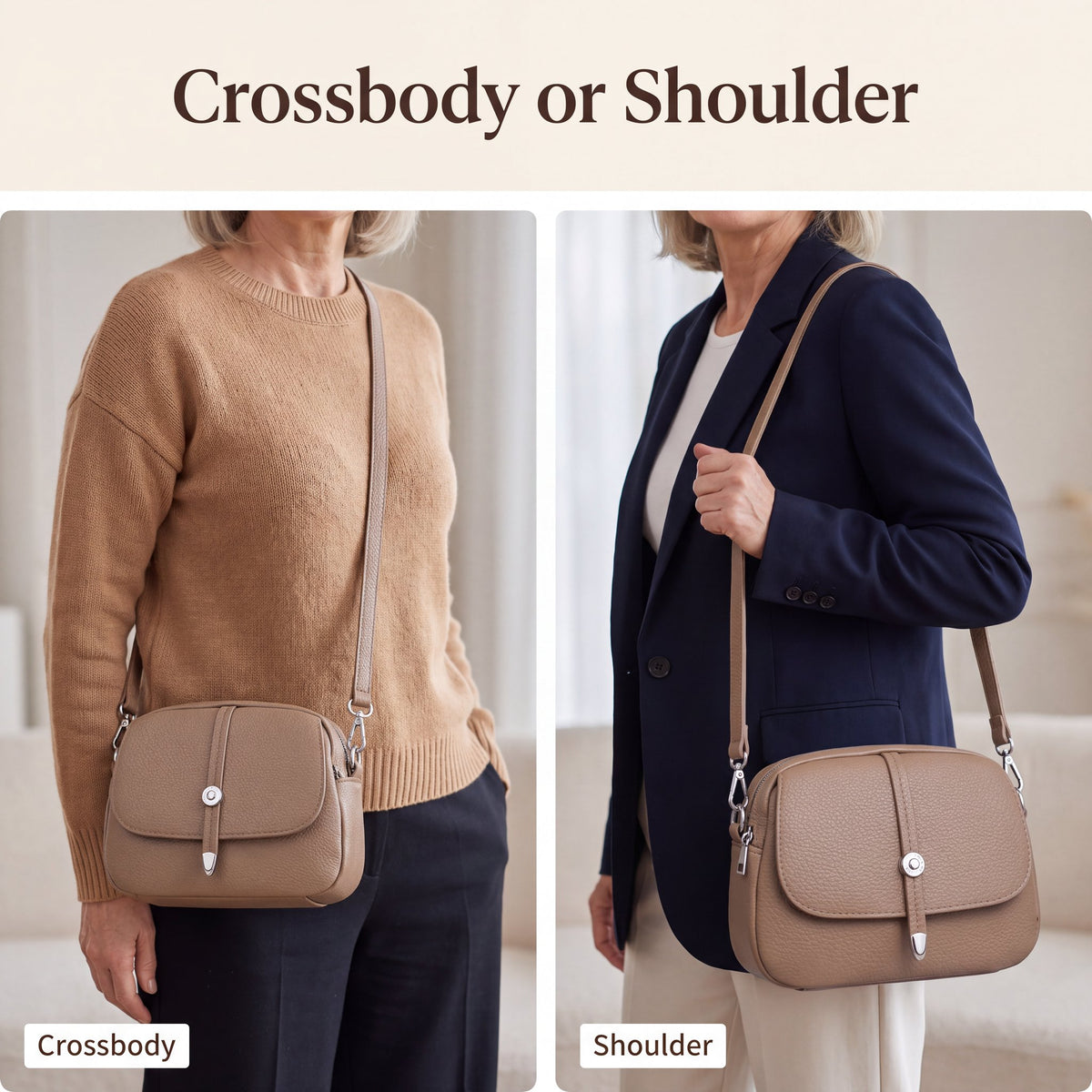 💥Hot Sale 50% OFF💥Women's Solid Color Lightweight Crossbody Bag👜
