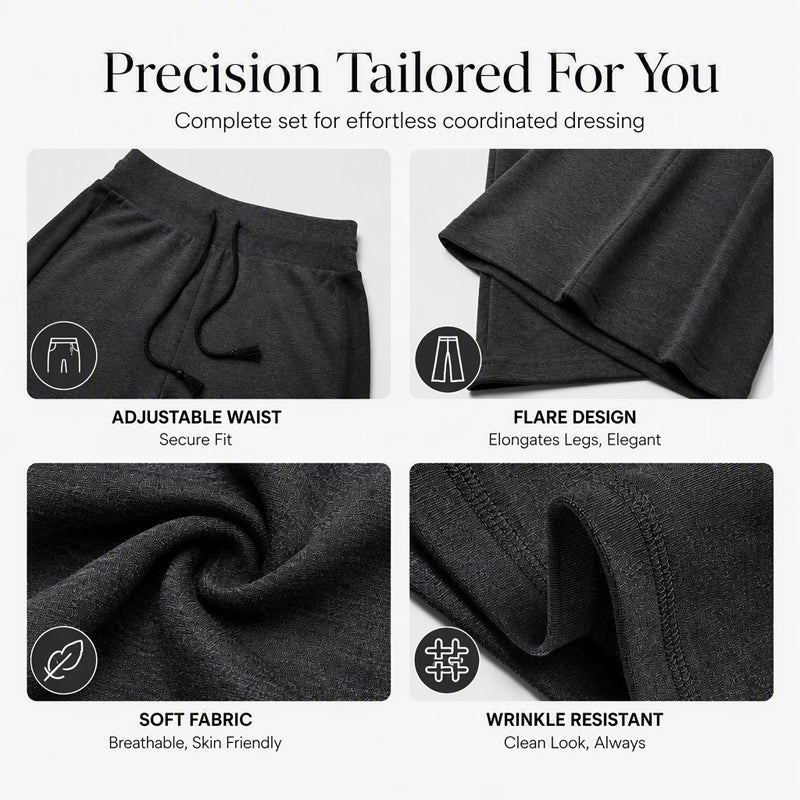 Lina | Comfortable Women's High Waisted Flare Pants