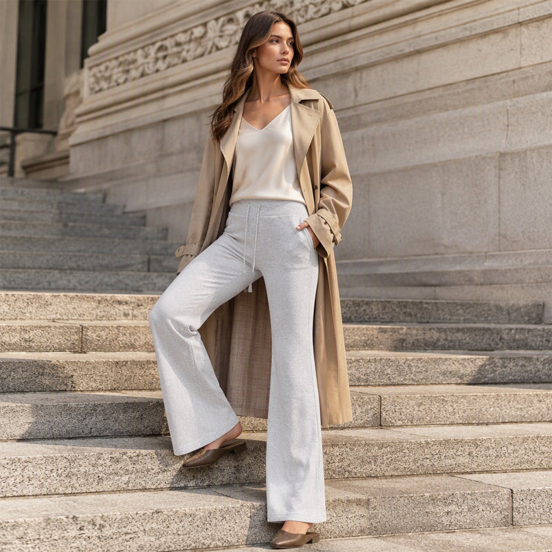 Lina | Comfortable Women's High Waisted Flare Pants