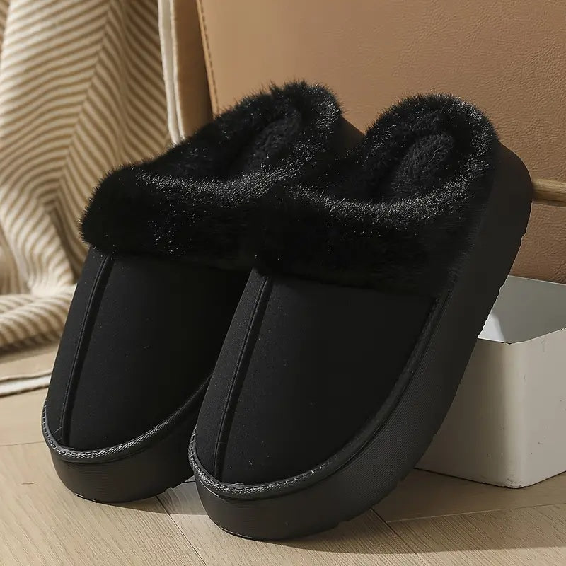 Nerina™  - Plush Slip-On Slippers