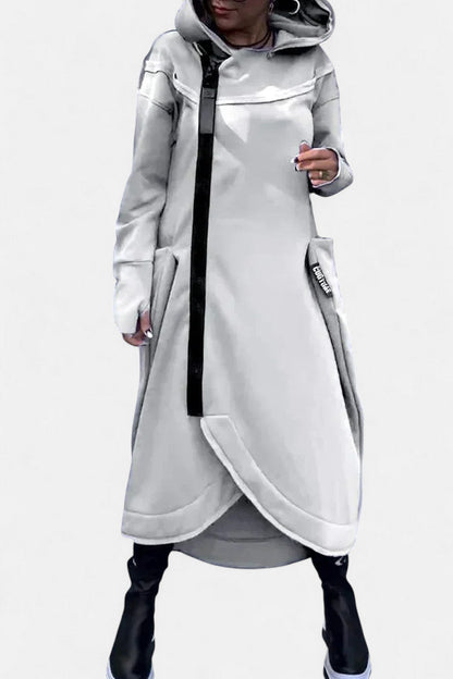MANA | LONG HOODIE WITH ZIPPER