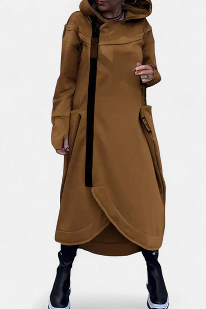 MANA | LONG HOODIE WITH ZIPPER