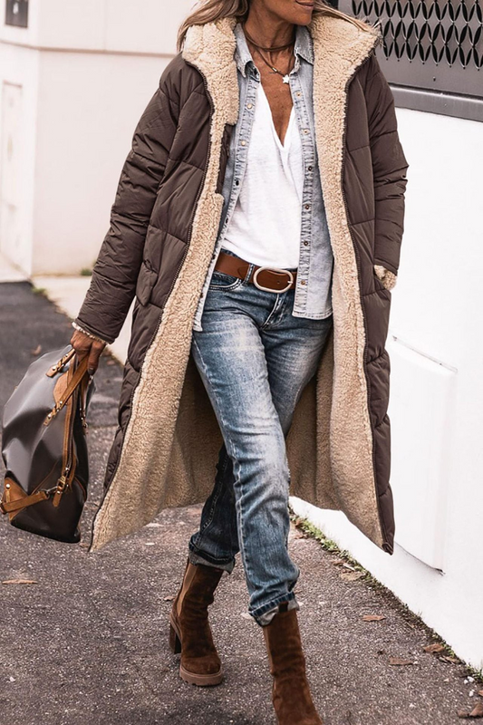 Amelia™ | Elegant Reversible Coat for Women