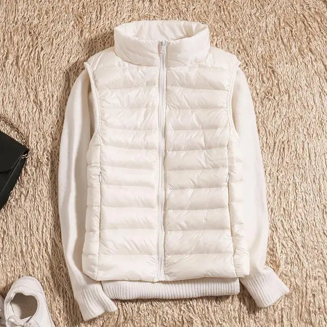 Milcah | Ultra Light Down Sleeveless Puffer Vest