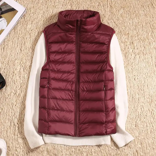 Milcah | Ultra Light Down Sleeveless Puffer Vest