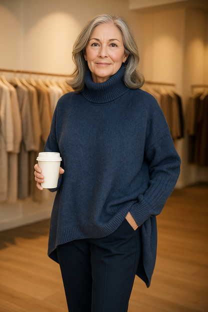 BRIGETTE – LONG TURTLENECK SWEATER