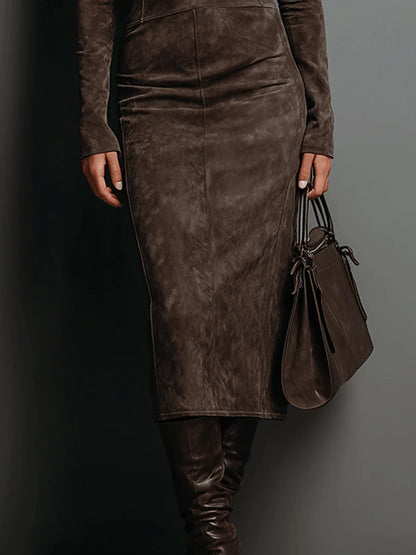 Emma | Long Sleeve Midi Dress