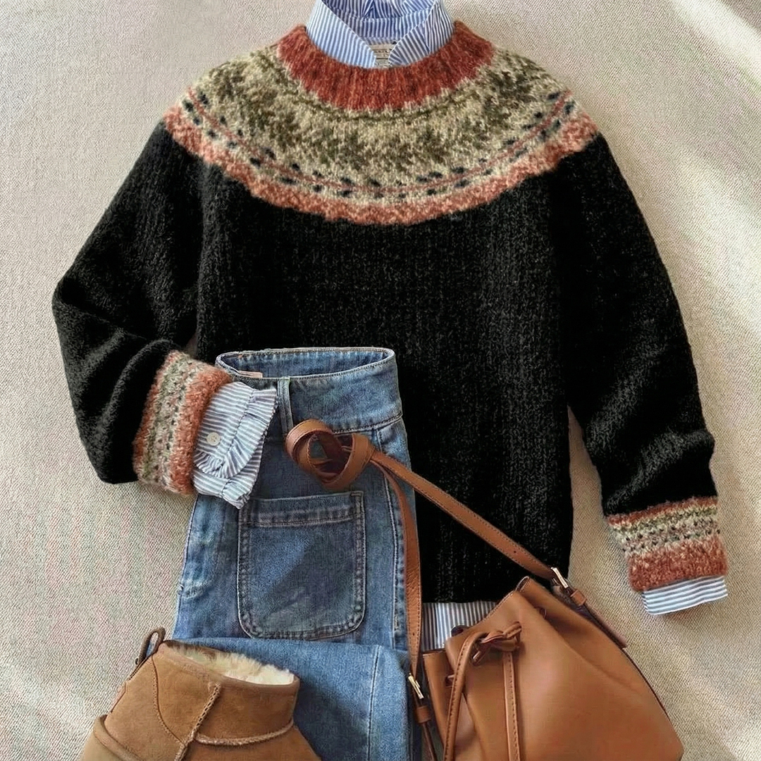 Karen™ | Classic Vintage Knit Sweater