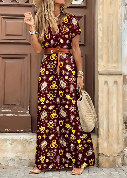 Tahlee | Elegant Bohemian Maxi Dress