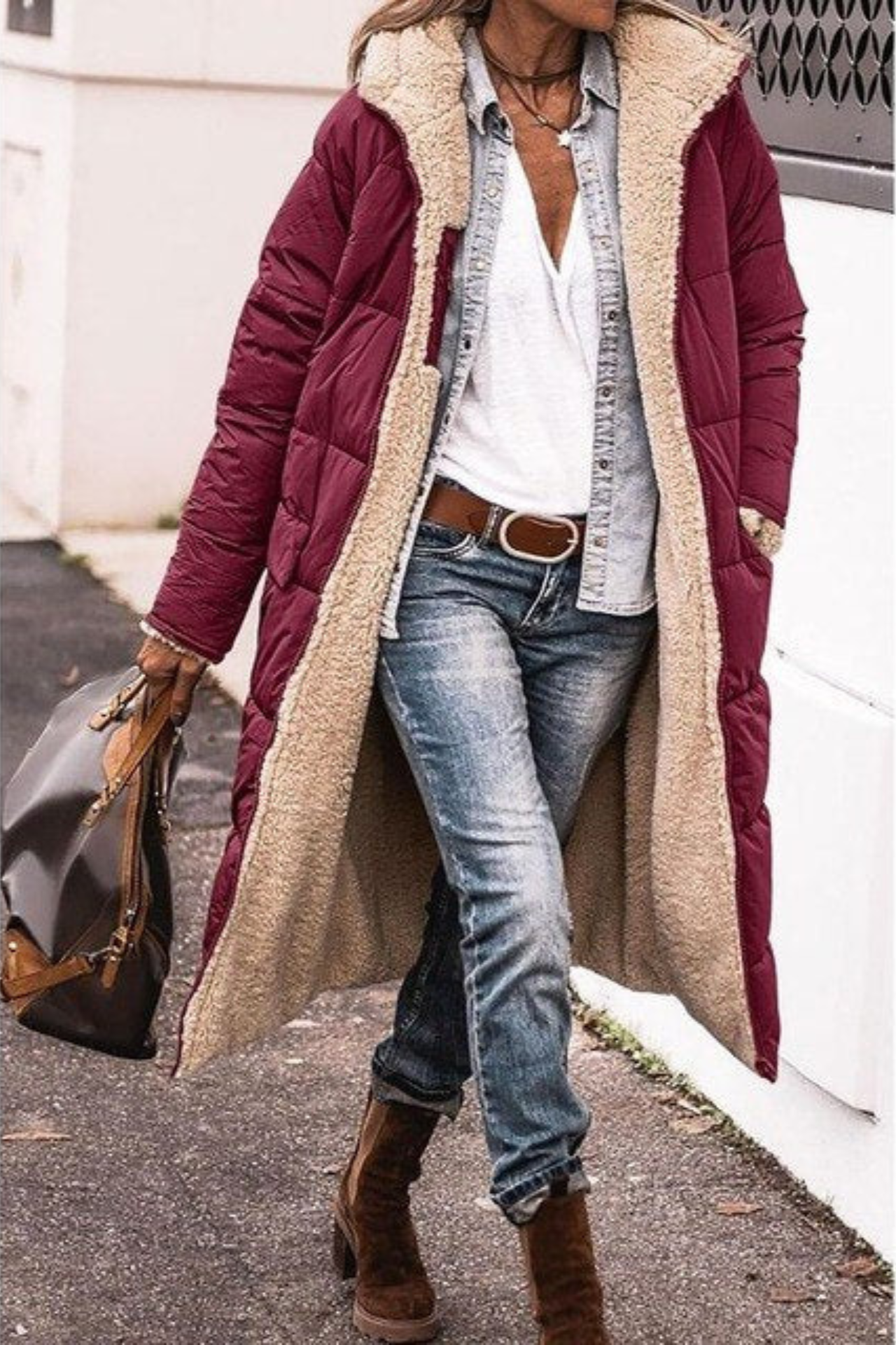 Amelia™ | Elegant Reversible Coat for Women