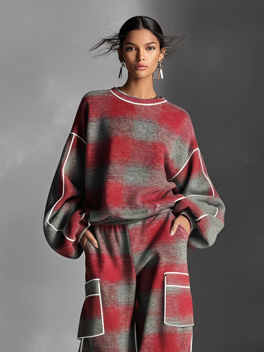 Elena - Graphic Two-Piece Set