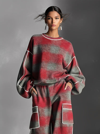 Elena - Graphic Two-Piece Set