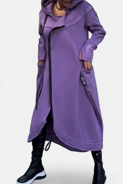 MANA | LONG HOODIE WITH ZIPPER