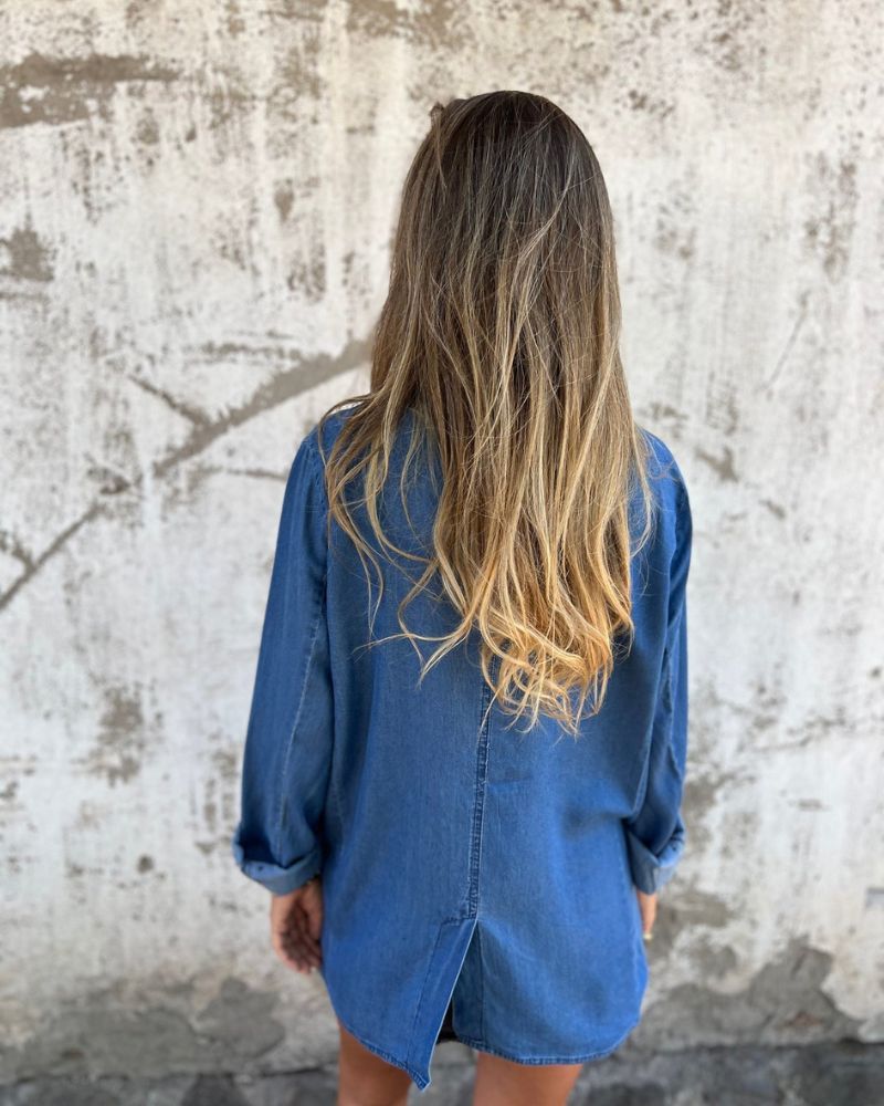 Flurina | Casual Denim Blazer