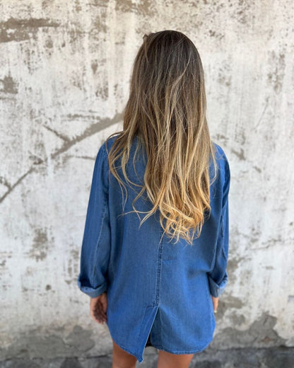 Flurina | Casual Denim Blazer