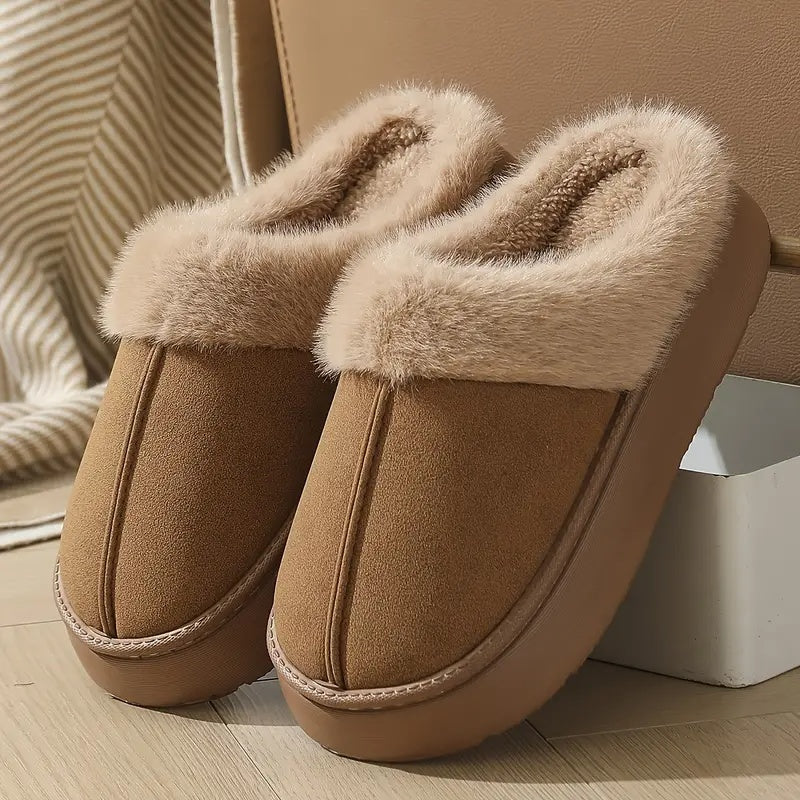Nerina™  - Plush Slip-On Slippers
