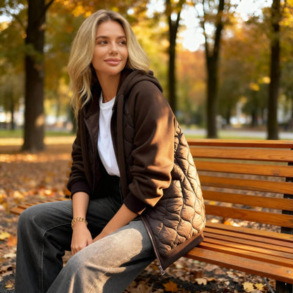 NATALIE | Quilted Hoodie Jacket