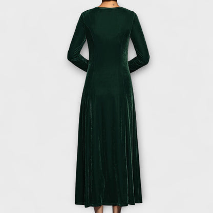 April - Soft Velvet Dress
