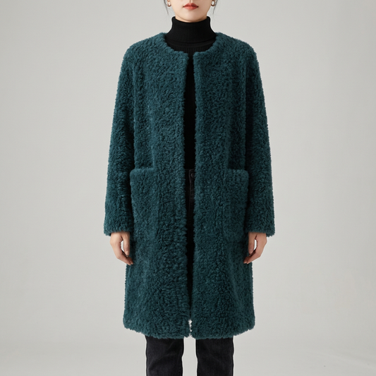 Margot™ Sherpa Fleece Coat | Cozy comfort, cut with quiet elegance.