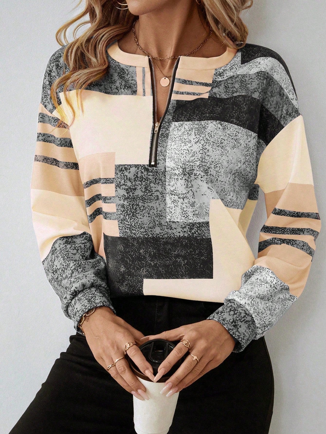 Oceane | Chic Vintage Sweatshirt