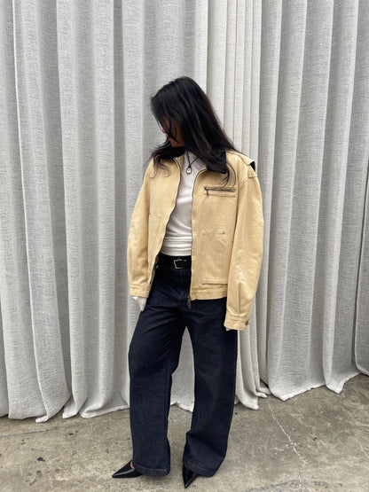 Canvas Workwear Jacket Sand