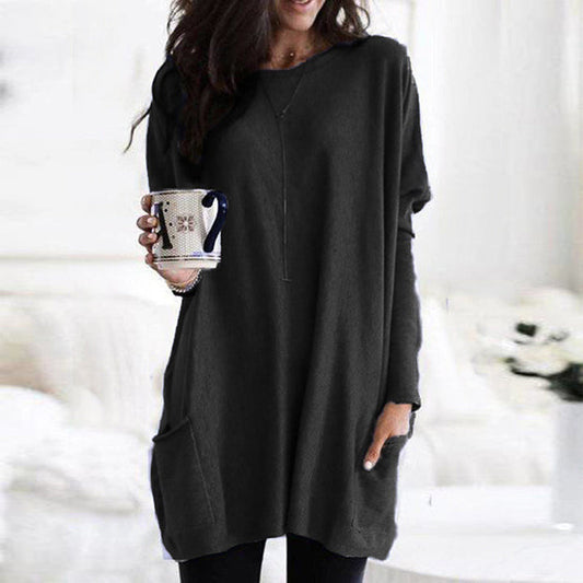 NANCY | RELAXED POCKET TUNIC WITH ELEGANT TUMMY COVERAGE