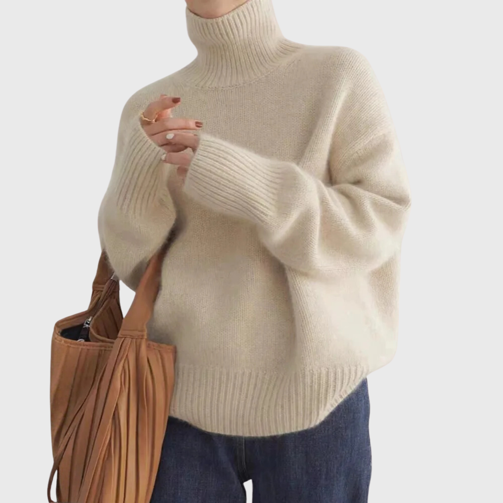 Isabella - High Neck in Cashmere
