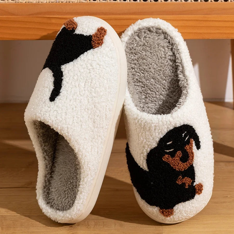 Frankie Dachshund™ - Cozy Slippers