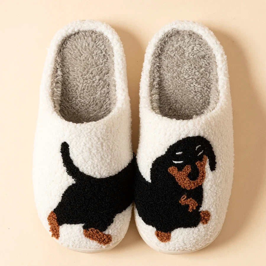 Frankie Dachshund™ - Cozy Slippers
