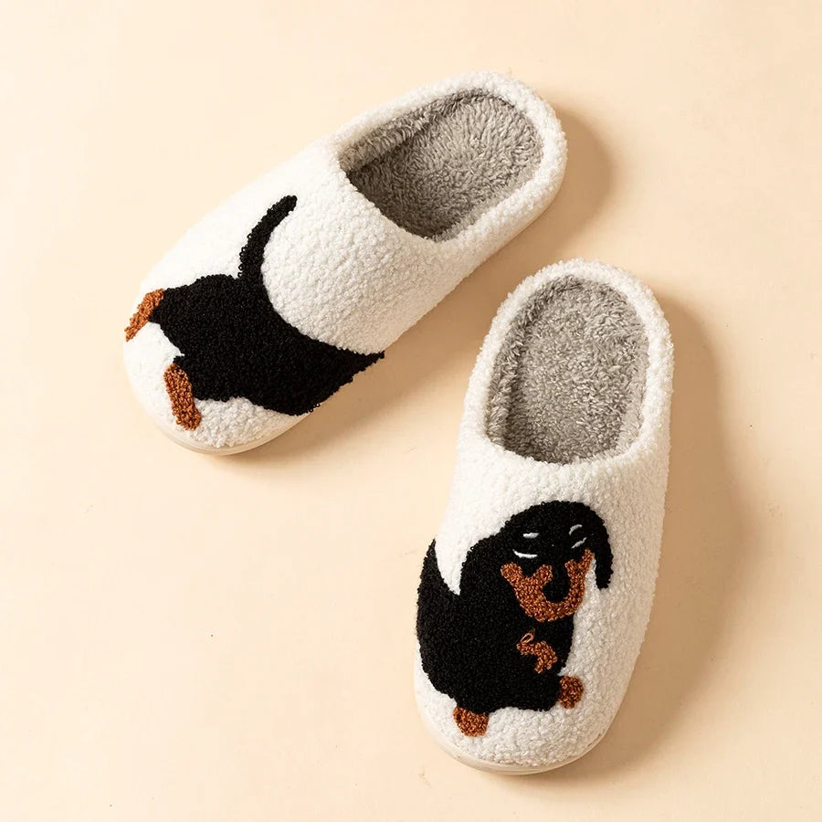 Frankie Dachshund™ - Cozy Slippers
