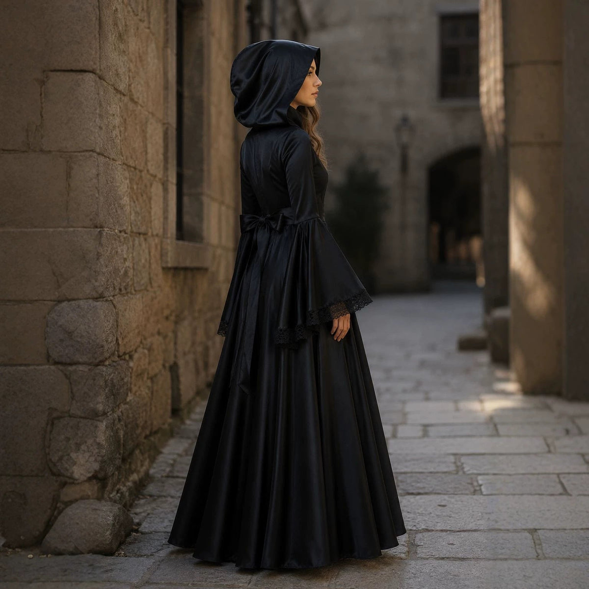 Haunted Manor — Robe de sorcière noire