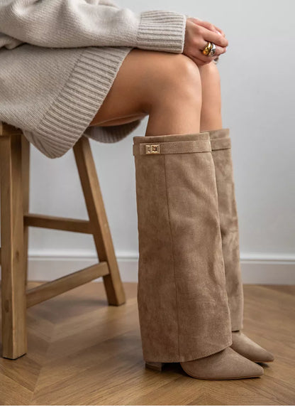 SERENA™ -  Shark Leather Boots