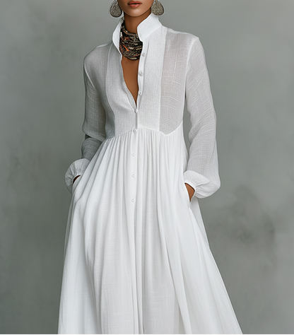 Veronica | Maxi Minimalist Dress