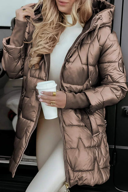 MILA | Long Quilted Jacket