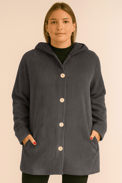 INDIE | Hooded Corduroy Jacket