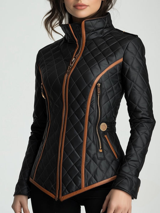 Lillian™ | Diamond-Quilted Padded Jacket