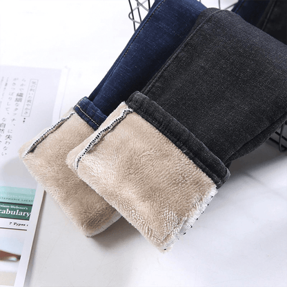 Alannah - Warm Fleece-Lined Winter Jeans