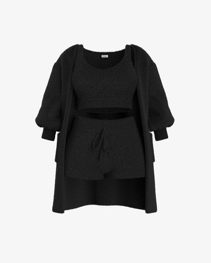Tallulah – Bouclé Knit Pyjama Set