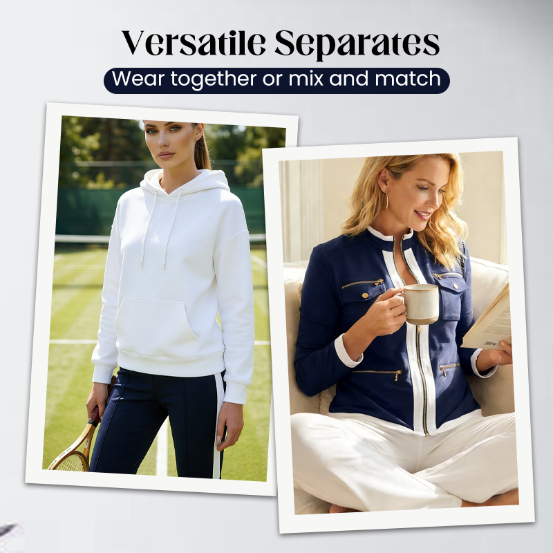 Dana | Women's 2-Piece Color-Block Tracksuit Set